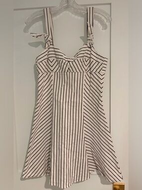 Intermix Striped Tie-Strap Sundress Size 6